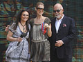Celine Dion z m�em oraz Mart� Grzywacz / fot. RMF FM