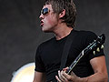 Jamie Cook z Arctic Monkeys / fot. PAP/EPA/Steve C. Mitchell