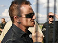 Bono na p�ycie Mi�dzynarodowego Portu Lotniczego w Pyrzowicach / fot. PAP/Andrzej Grygiel