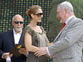 Celine Dion z prezydentem Krakowa Jackiem Majchrowskim / fot. RMF FM