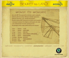 Layout serwisu Sekret na Lato - koncerty (2004)