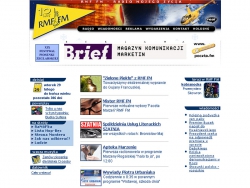 Zrzut strony głównej RMF FM z lutego 2000