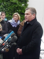 Aleksander Kwaśniewski podczas wizyty w Waszyngtonie