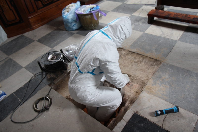 Archeolodzy odkrywają tajemnice krypty w katedrze we Fromborku, foto. Piotr Bułakowski RMF FM